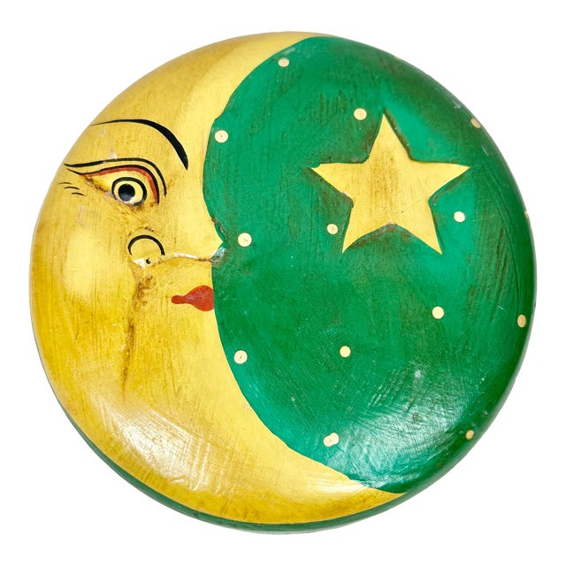 Vintage Celestial Moon and Star Box For Sale