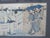 Japanese Utagawa Toyokuni Kunisada Japanese Kabuki Actors Woodblock Triptych Framed For Sale - Image 3 of 17