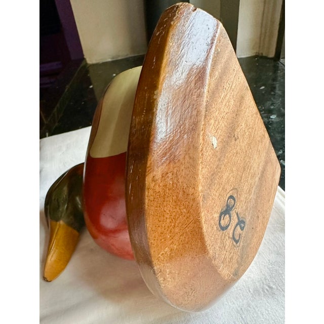 Brown Vintage Wooden Duck Bookends For Sale - Image 8 of 10