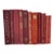Curated Red & Crimson Decorative Hardcover Book Bundle - Set of 10 For Sale