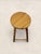 Wood Vintage English Turned Leg Wooden Round Stool For Sale - Image 7 of 8