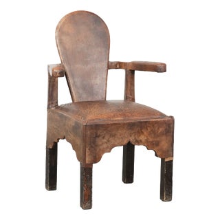 North African Sheepskin Chair, 1900s For Sale