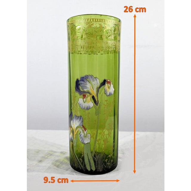 Art Nouveau Vase in Green, 1890s For Sale - Image 14 of 17