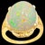 9 Carat Oval Shape Ethiopian Opal Cocktail Ring 14 Karat Yellow Gold For Sale - Image 17 of 18
