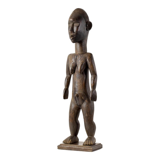 Early 20th Century Dan Female Figure On Custom Base For Sale