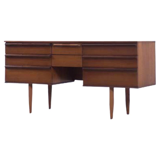 Mid-Century Danish Teak Desk from Avalon, 1960s For Sale