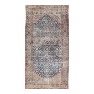 Antique Malayer Gallery Rug With Sub-Geometric Design 6'5 X 13'7 For Sale