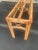 Late 20th Century Rattan Burnt Bamboo Console Sofa Rattan Table Vintage Hollywood Regency Palm Beach For Sale - Image 5 of 8