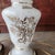 Vintage French Pair of Handcrafted White & Gold Floral Design Table Lamps 13" Tall For Sale - Image 11 of 18