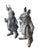 Bring timeless storybook charm to your home or garden with this delightful pair of dapper gentleman rabbit statues....