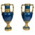 Louis XVI Blue Ceramic and Gilded Bronze Vases, Set of 2 For Sale - Image 9 of 9