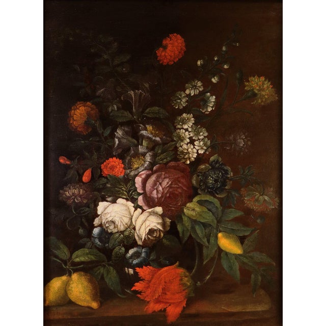 Follower of Abraham Brueghel, Still Life, 1700, Oil on Canvas For Sale - Image 14 of 14