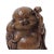 Wood Chinese Bamboo Carved Happy Buddha RuYi Figure Display For Sale - Image 7 of 8