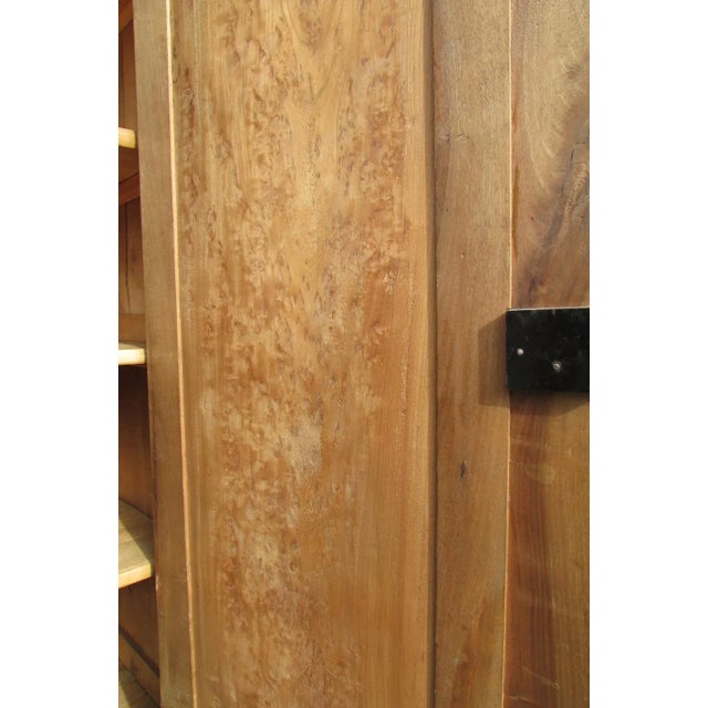 Louis Philippe Style Walnut & Elm Linen Cabinet, 1890s For Sale - Image 11 of 13