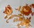 Mid 20th Century Mid Century Limoges Porcelain Gold Roses Cake Stand For Sale - Image 5 of 11