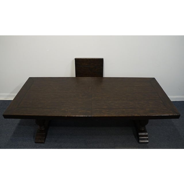 Pottery Barn Lorraine Collection Poplar & Rubberwood Rustic Farmhouse 120" Dining Table For Sale - Image 11 of 12