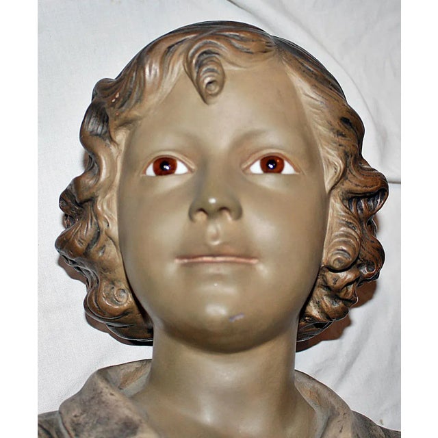 Antique French Terracotta Bust For Sale - Image 5 of 10