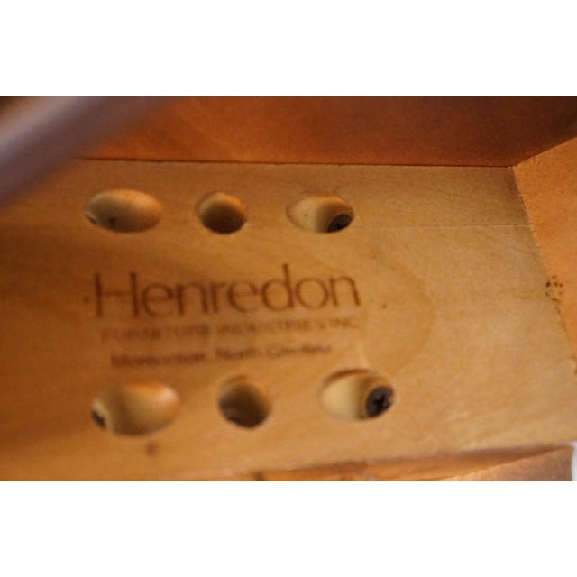Henredon Furniture Solid Mahogany Traditional Chippendale Style 108" Dining Table W. Drawers For Sale - Image 13 of 13