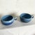 Add a touch of artisan charm to your collection with this pair of signed spun pottery cups/bowls. Expertly crafted, these...