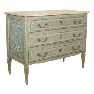 Italian Painted Commode, 19th Century For Sale