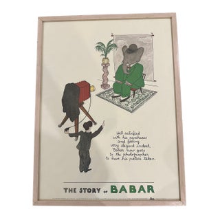 1980s The Story of Babar Wall Art For Sale