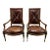 Priced Each! 18th C Style Hendrix Allardyce Tufted Leather Giltwood Arm Chair. This listing is for one chair but we...