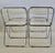 Pila Folding Lucite Chairs by Piretti for Castelli Chrome Smoked Lucite Vintage -Set of 4 For Sale - Image 17 of 18