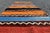 Textile 1970s Turkish Vintage Hand Knotted Stripe Desing Wool Kilim Runner Rug For Sale - Image 7 of 11