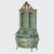 Niccolini Venetian Rococo Hand Painted Bombay Secretary Desk Signed 20thC For Sale - Image 11 of 18