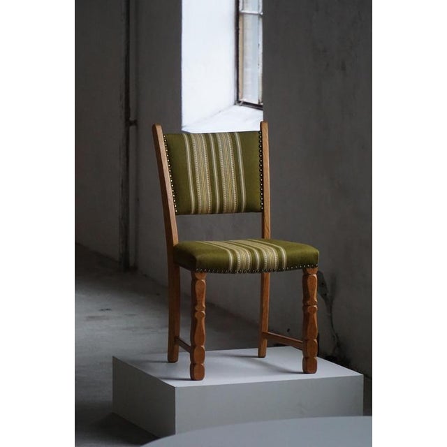 Mid-Century Modern Danish Dining Chairs in Oak by Henning Kjærnulf, 1960, Set of 6 For Sale - Image 14 of 18