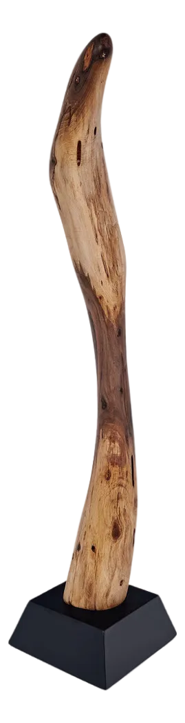 Still Stand Abstract Wood Sculpture by Logniture