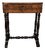 Antique Italian Burl Wood Carved Legs Sewing Side Table, 1890s For Sale