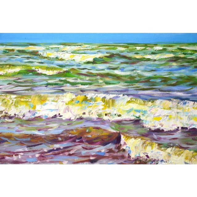Windy Day at Sea.Modern Original Painting. For Sale - Image 4 of 7