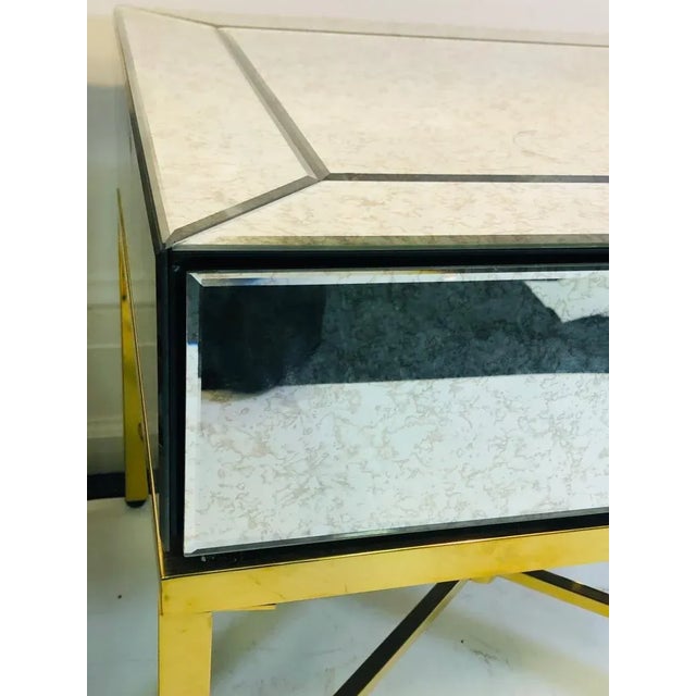 Custom Made Mirrored Night Stands a Pair Chairish