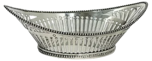 Small Dutch Silver Bonbon Basket by Van Kempen & Begeer & Vos, 1921