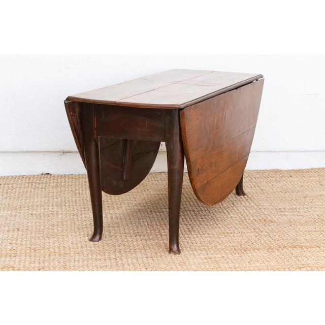 Large 18th Century English Oak Gateleg Dining Table For Sale - Image 10 of 11