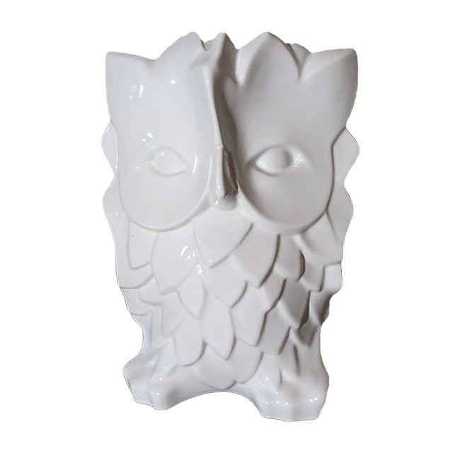 Vintage French Ceramic Vase For Sale