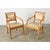 Early 20th Century Swedish Biedermeier Style Pair of Carved Birch Armchairs For Sale - Image 10 of 14