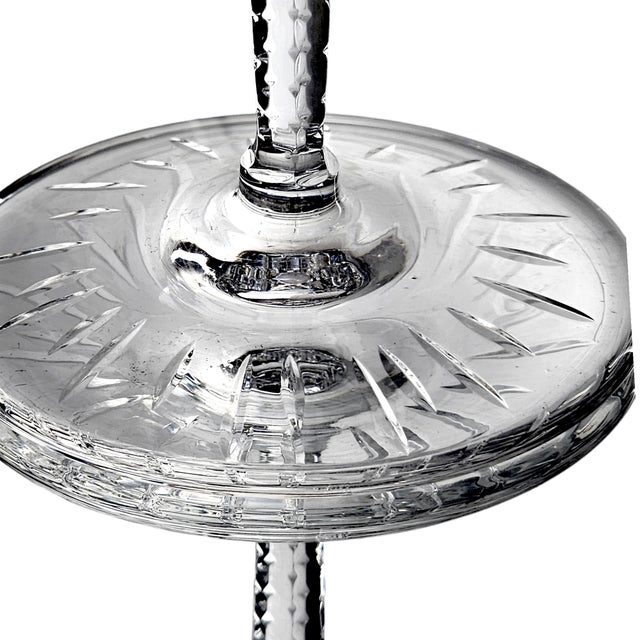 Spode Catherine Water Goblets Glasses Wine Glass Crystal Set of 4 For Sale - Image 11 of 11