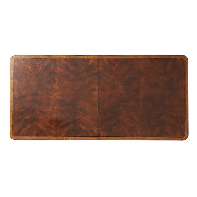 English Regency Style Mahogany Dining Table For Sale - Image 4 of 5