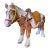 Monumental Hollywood Regency Italian Terracotta Western Horse Figurine - 38 Inches For Sale