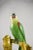 French Delphin Massier Parrot on Bamboo Double Vase, Signed For Sale - Image 10 of 15