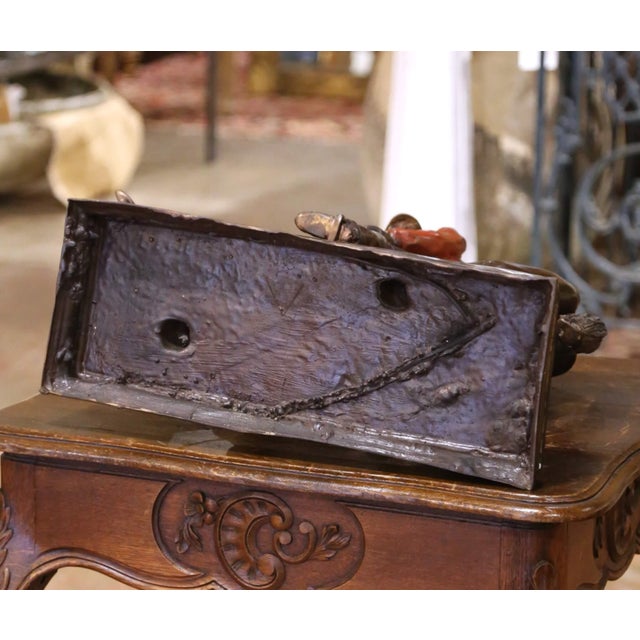 19th Century French Spelter Sculpture of Jockey on Horseback Signed p.j. Mène For Sale - Image 12 of 12