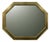 Vintage Mecca Silver Leaf Octagonal Wall Mirror, Italy, 2000s For Sale