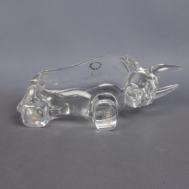 Murano Glass Bull Figurine Ashtray by Nason & C. Modern, 1980s For Sale - Image 11 of 18