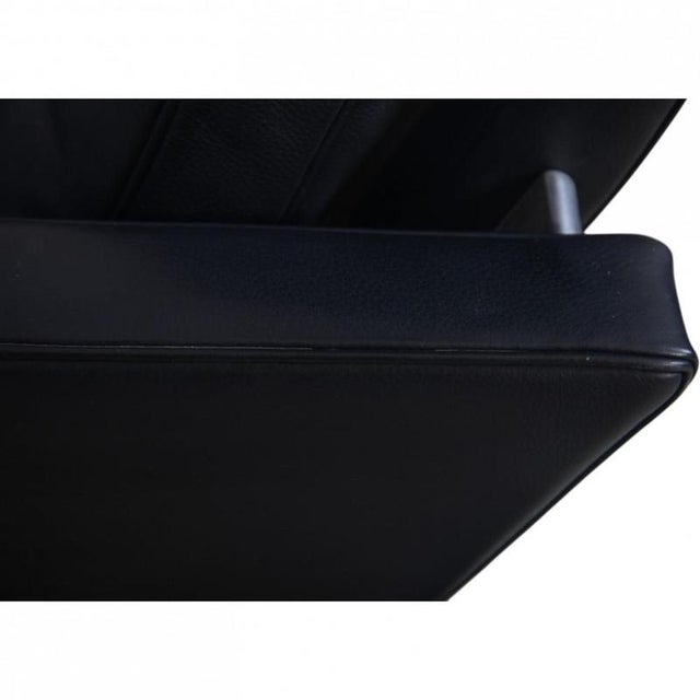 Vintage PK31 Chair in Black Aura Leather by Poul Kjærholm, 1980s For Sale - Image 15 of 18