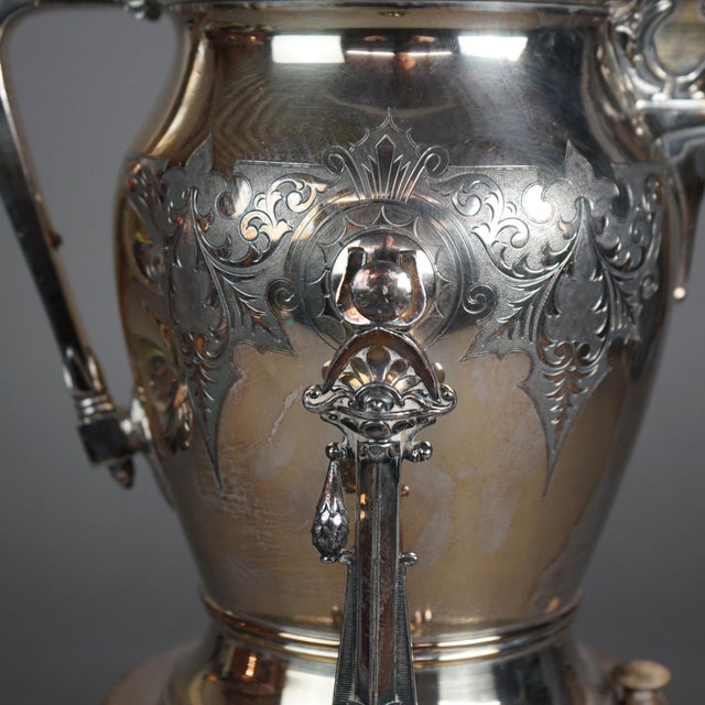 Antique Figural Silver Plated Tilting Tea Pot, Circa 1890 For Sale - Image 10 of 12