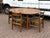 Mid-Century Modern Circular Extendable Oval Dining Table and Dining Chairs, Set of 5 For Sale - Image 4 of 14