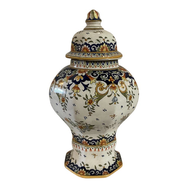 Antique French Ginger Jar For Sale