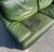 Late 20th Century Postmodern Patinated Green Buffalo Leather Sofa by Roche Bobois For Sale - Image 5 of 10